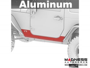 Jeep Wrangler JK Universal Aluminum Rocker ExoSkin - Pair - 2Door Jeep Wrangler JK Universal Aluminum Rocker ExoSkin - Pair - 2Door